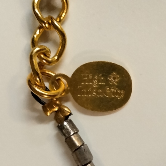 Gold beaded necklace "High Intencity" Brand - Picture 2 of 3